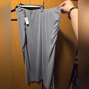 Elegant Gray Women's Skirt